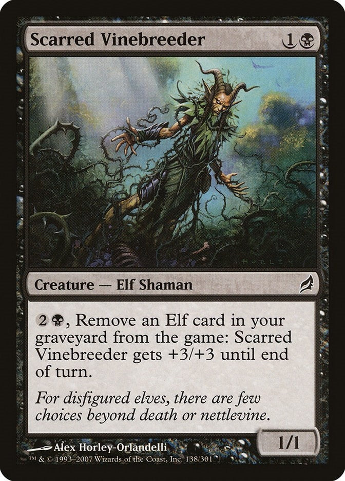 Image for Scarred Vinebreeder (138) [Lorwyn]