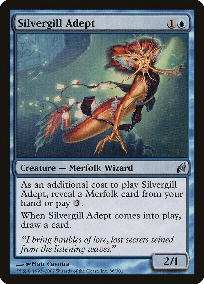 Image for Silvergill Adept (86) [Lorwyn]