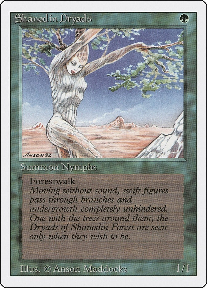 Image for Shanodin Dryads - Magic: The Gathering