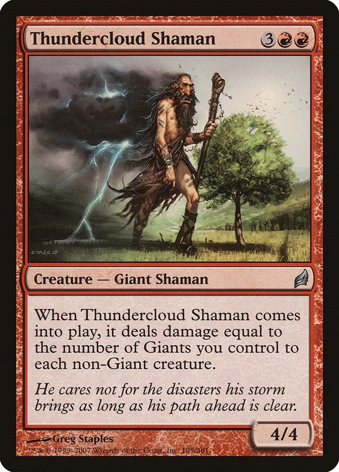Image for Thundercloud Shaman (195) [Lorwyn]