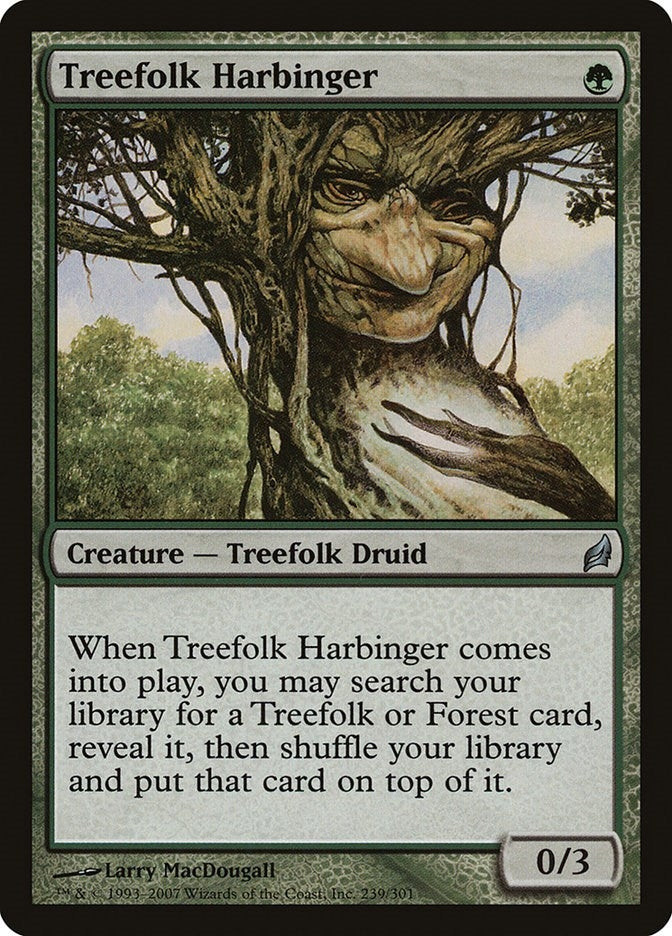 Image for Treefolk Harbinger (239) [Lorwyn]
