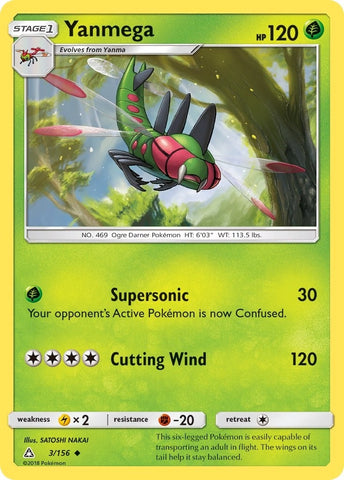 Image for Yanmega (3/156) - Pokemon