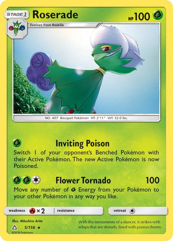 Image for Roserade (5/156) - Pokemon
