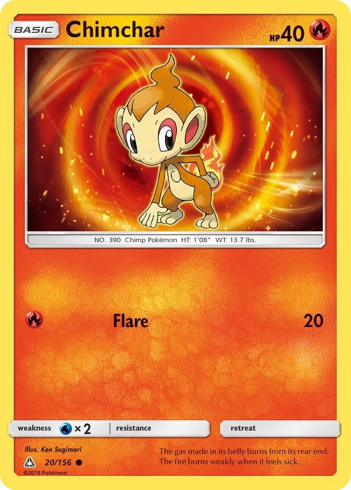 Image for Chimchar (20) (20/156) [SM - Ultra Prism]