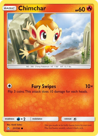 Image for Chimchar (21) (21/156) [SM - Ultra Prism]