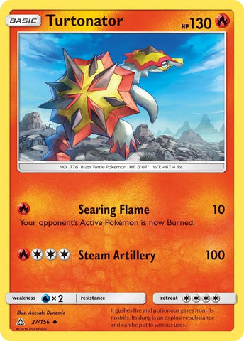 Image for Turtonator (27/156) - Pokemon