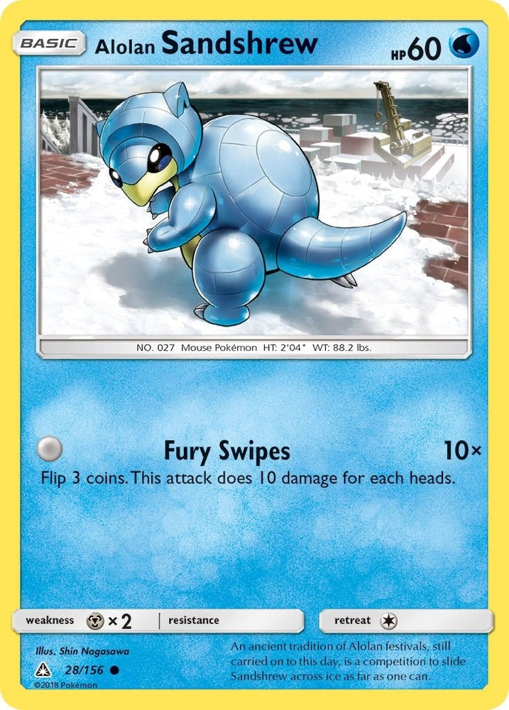 Image for Alolan Sandshrew (28/156) [SM - Ultra Prism]
