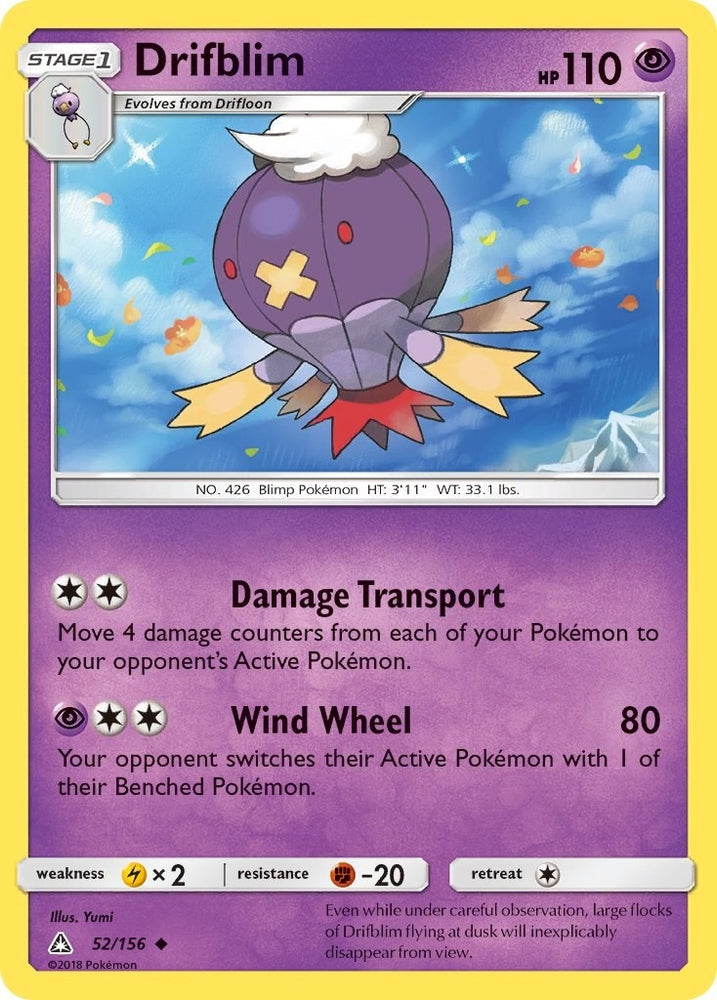 Image for Drifblim (52/156) [SM - Ultra Prism]