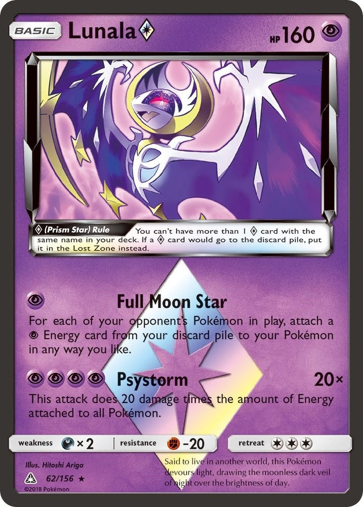 Image for Lunala Prism Star (62/156) [SM - Ultra Prism]