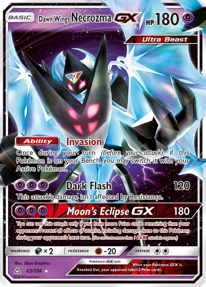 Image for Dawn Wings Necrozma GX (63/156) [SM - Ultra Prism]