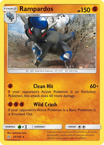 Image for Rampardos (65/156) - Pokemon