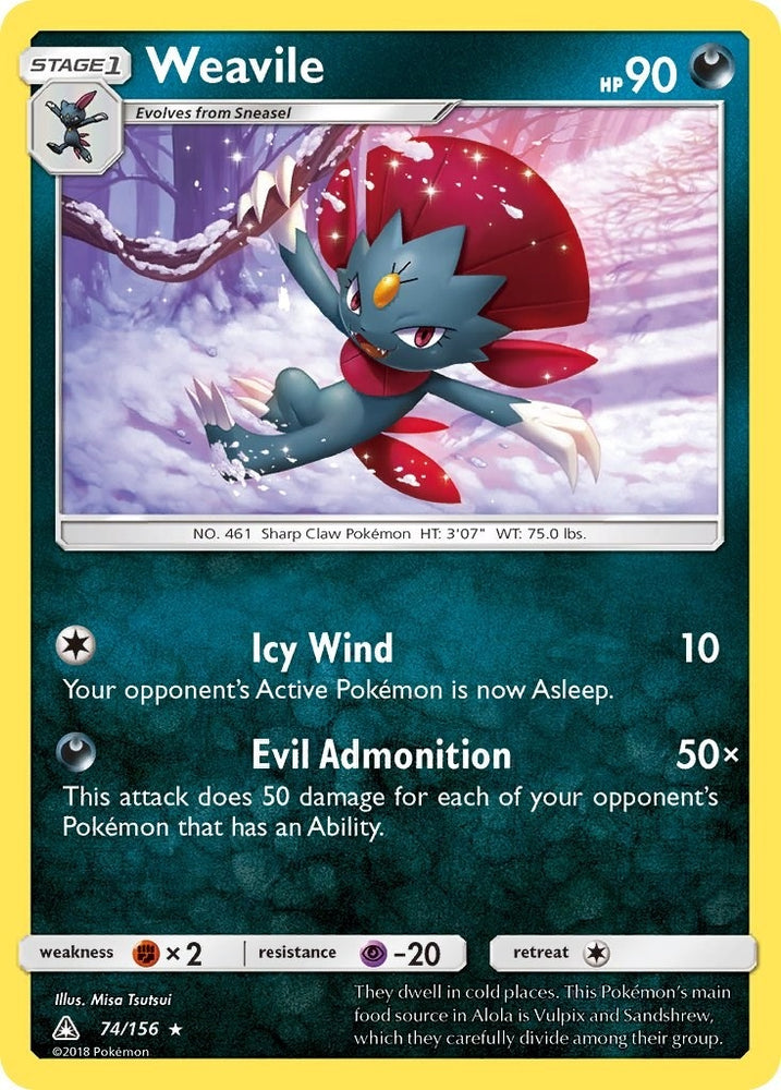 Image for Weavile (74/156) [SM - Ultra Prism]