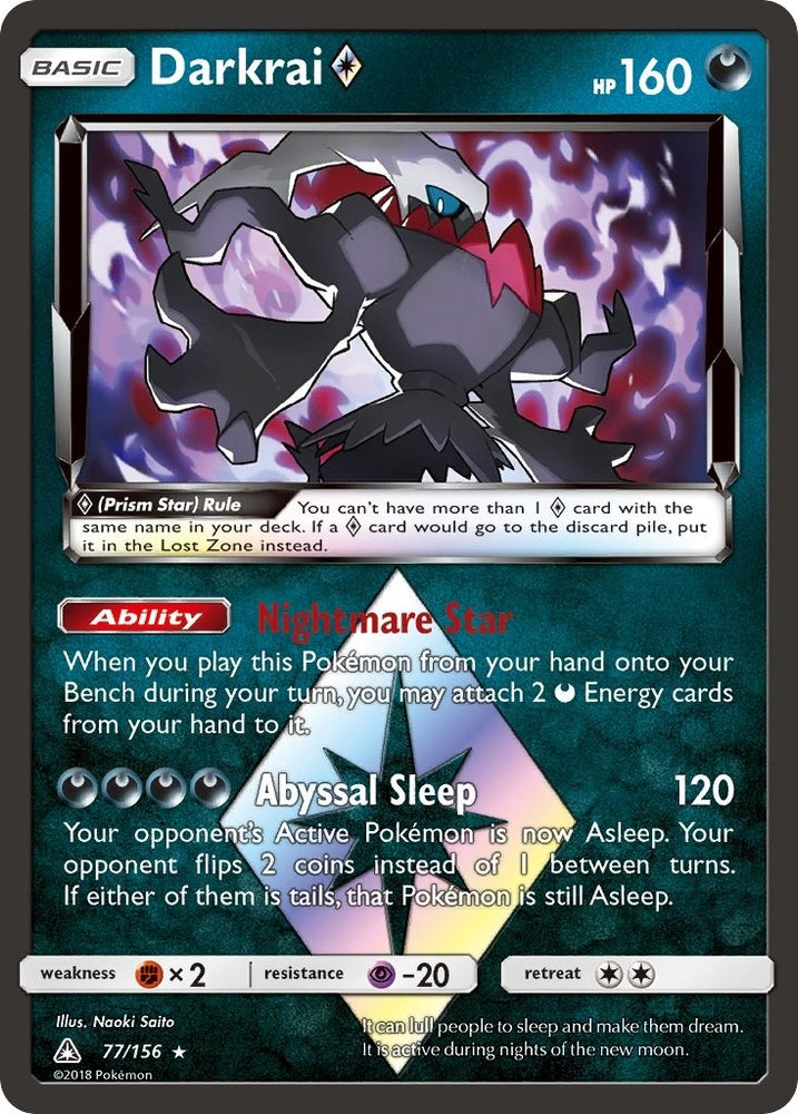 Image for Darkrai Prism Star (77/156) [SM - Ultra Prism]