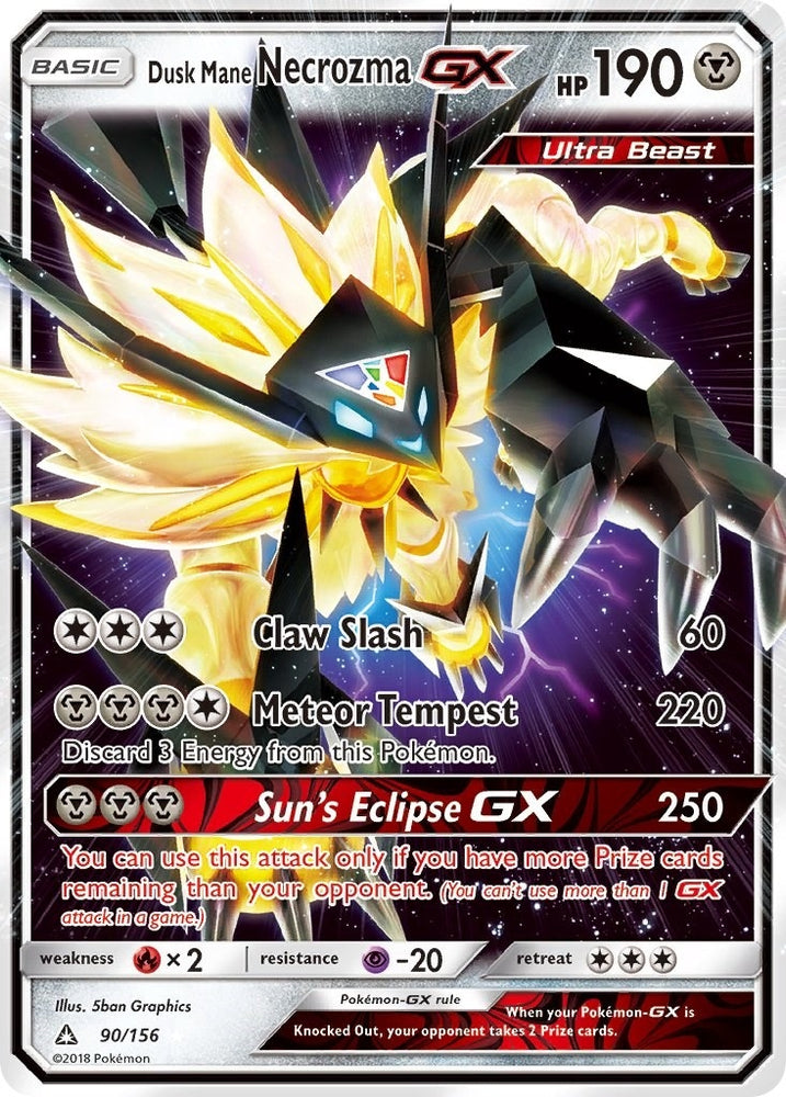 Image for Dusk Mane Necrozma GX (90/156) [SM - Ultra Prism]
