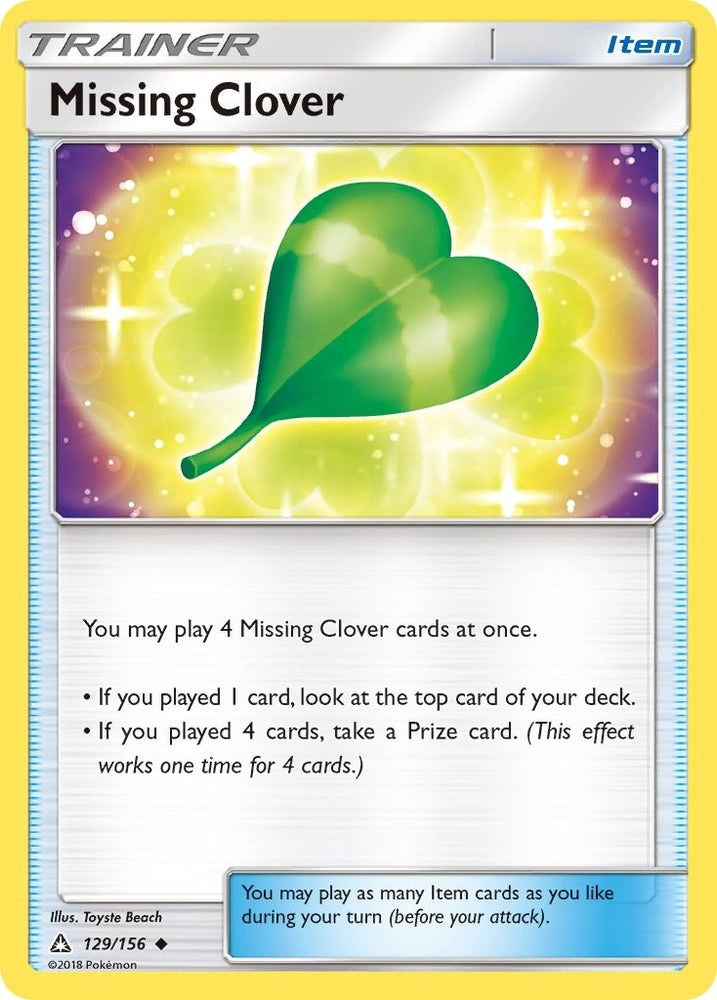 Image for Missing Clover (129/156) [SM - Ultra Prism]