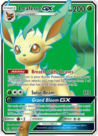 Image for Leafeon GX (Full Art) (139/156) [SM - Ultra Prism]