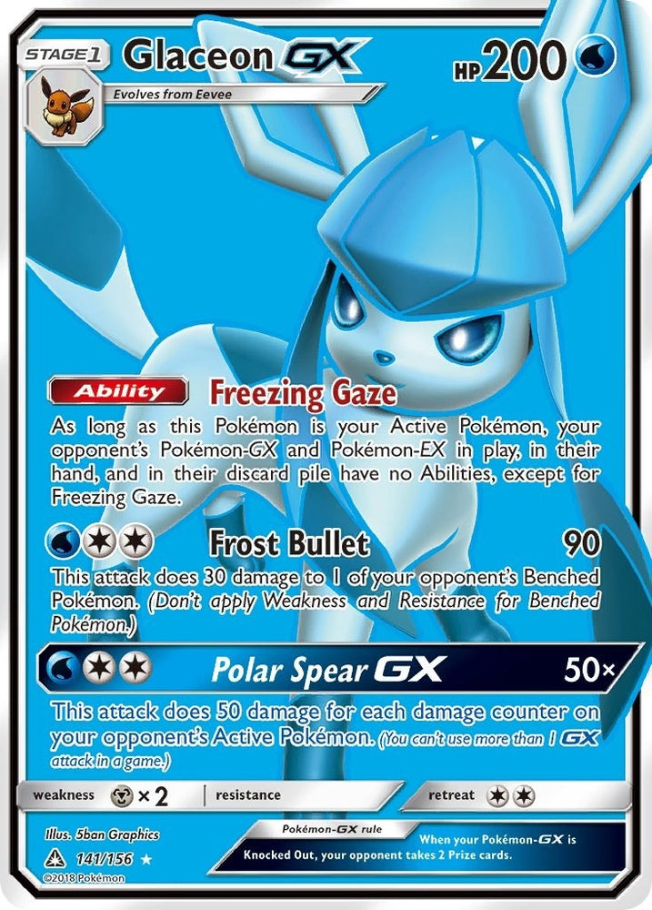 Image for Glaceon GX (Full Art) (141/156) [SM - Ultra Prism]