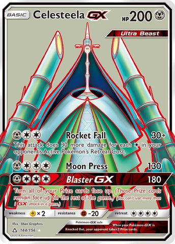 Image for Celesteela GX (Full Art) (144/156) [SM - Ultra Prism]