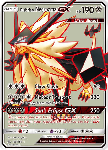 Image for Dusk Mane Necrozma GX (Full Art) (145/156) [SM - Ultra Prism]
