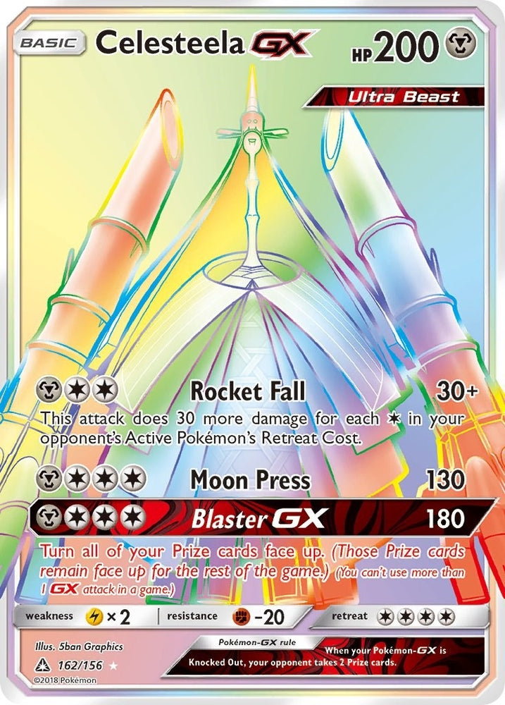 Image for Celesteela GX (Secret Rare) (162/156) [SM - Ultra Prism]