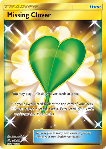Image for Missing Clover (Secret Rare) (168/156) [SM - Ultra Prism]