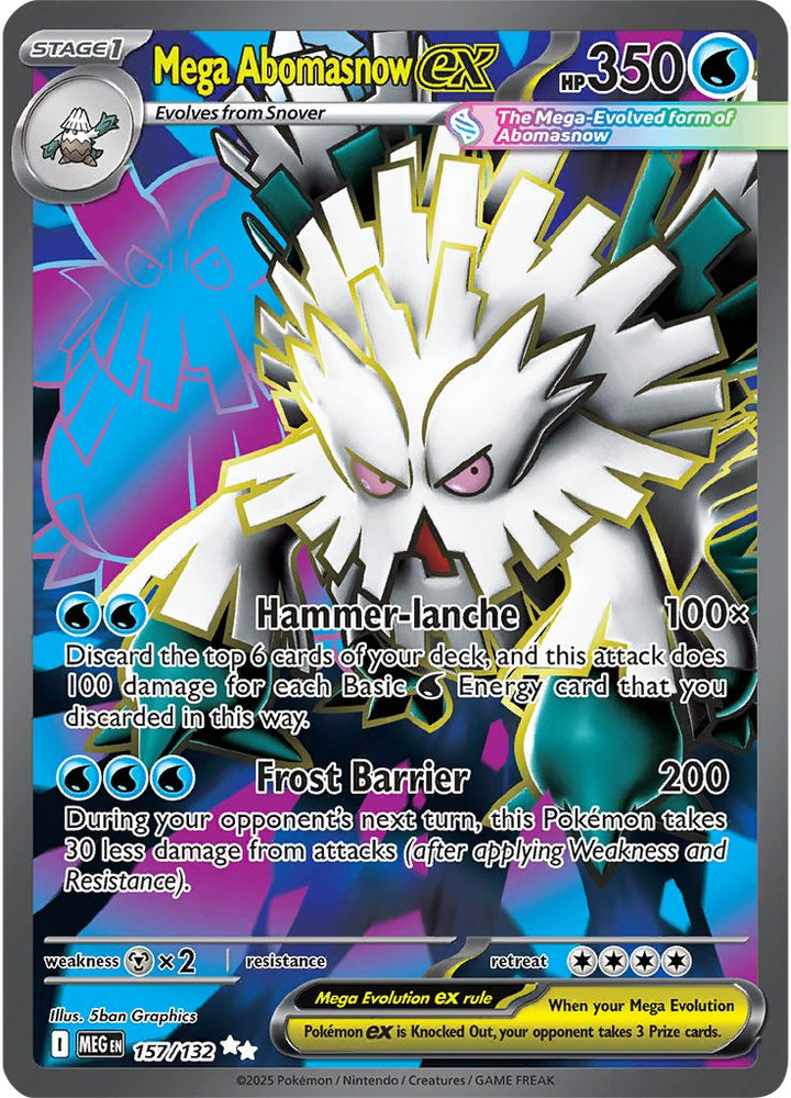 Mega Abomasnow ex (157/132) (ME01: Mega Evolution)