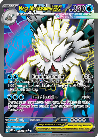 Mega Abomasnow ex (157/132) (ME01: Mega Evolution)