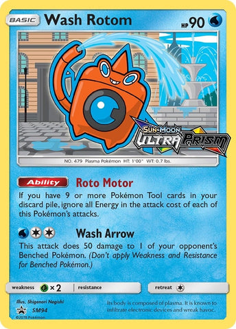 Image for Wash Rotom - SM94 (Prerelease) (SM94) [SM Promos]