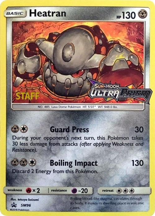 Image for Heatran - SM96 (Prerelease) [Staff] (SM96) [SM Promos]