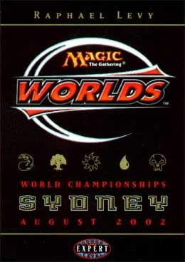 Image for World Championship Deck: 2002 Sydney - Raphael Levy, 16th Place [World Championship Decks]