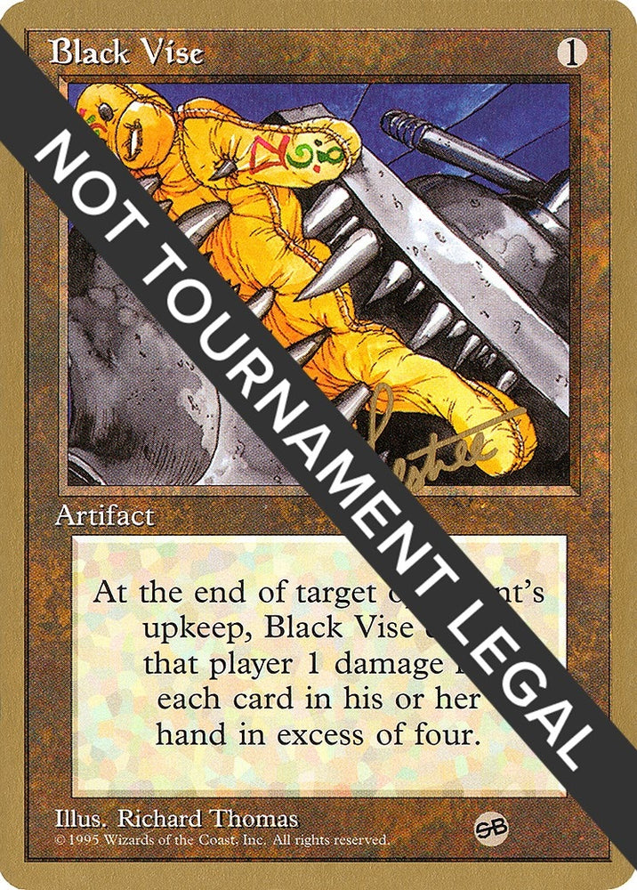 Image for Black Vise - 1996 Bertrand Lestree (4ED) (SB) [World Championship Decks]