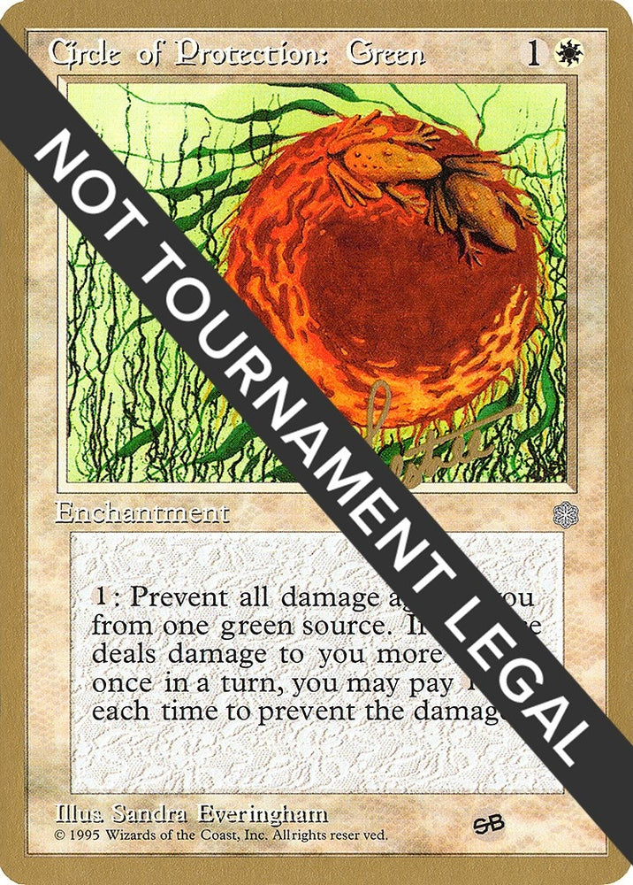 Image for Circle of Protection: Green - 1996 Bertrand Lestree (ICE) (SB) [World Championship Decks]
