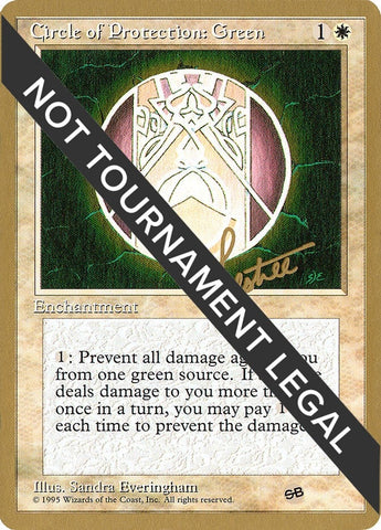 Image for Circle of Protection: Green - 1996 Bertrand Lestree (4ED) (SB) [World Championship Decks]