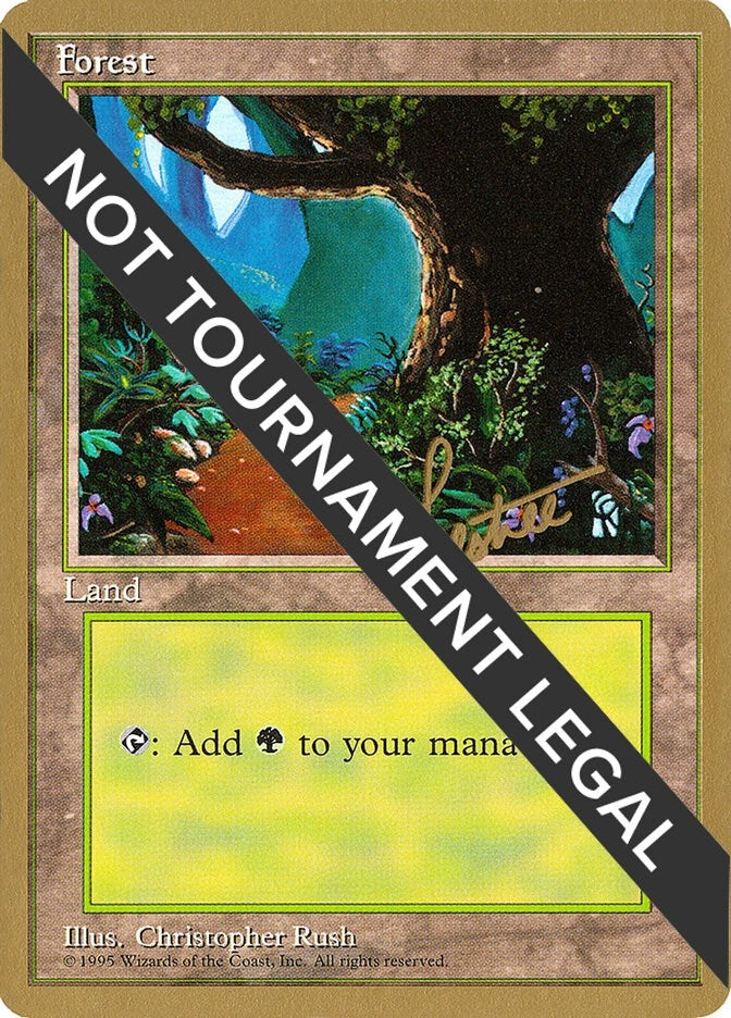 Image for Forest (B) - 1996 Bertrand Lestree (4ED) [World Championship Decks]
