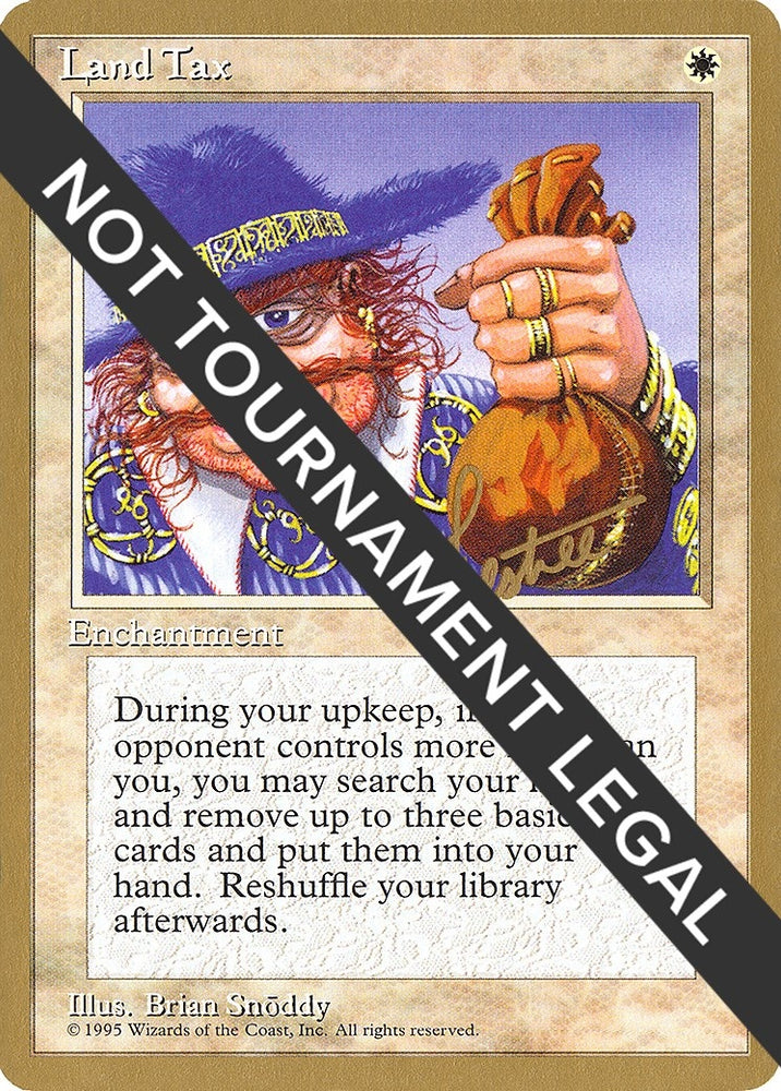Image for Land Tax - 1996 Bertrand Lestree (4ED) [World Championship Decks]