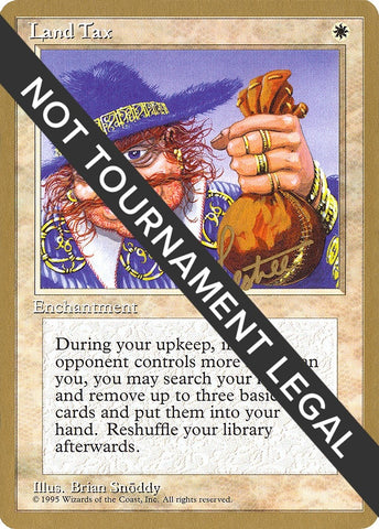 Image for Land Tax - 1996 Bertrand Lestree (4ED) [World Championship Decks]