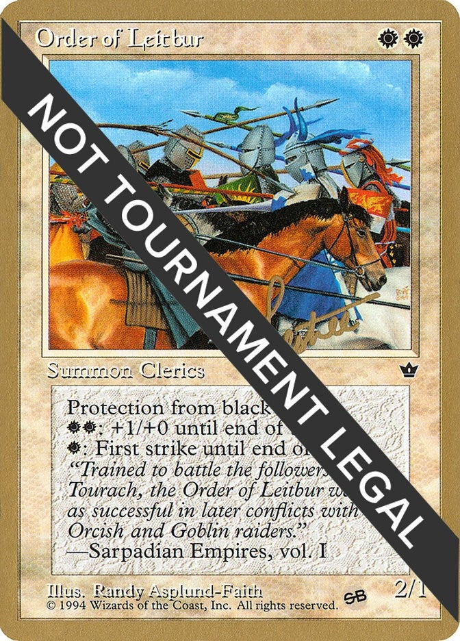 Image for Order of Leitbur (Group) - 1996 Bertrand Lestree (FEM) (SB) [World Championship Decks]