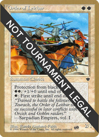 Image for Order of Leitbur (Group) - 1996 Bertrand Lestree (FEM) (SB) [World Championship Decks]