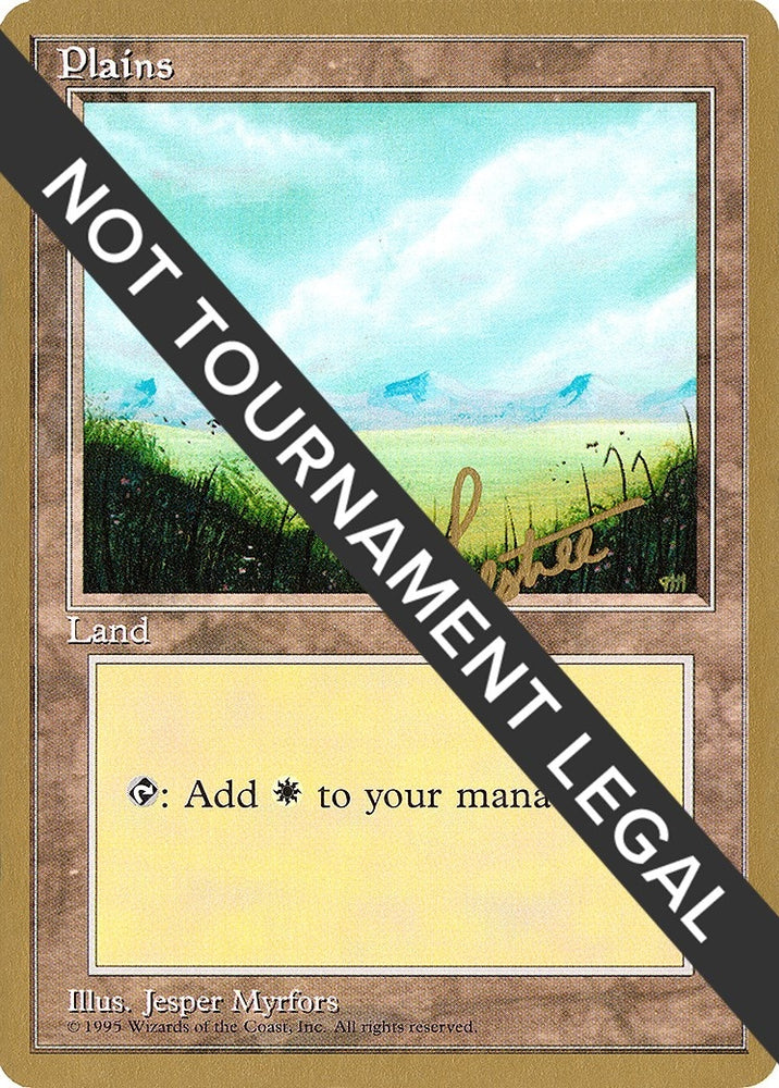 Image for Plains (A) - 1996 Bertrand Lestree (4ED) [World Championship Decks]