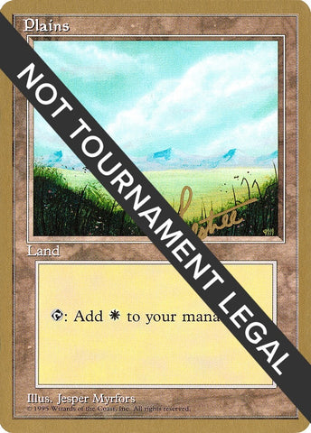 Image for Plains (A) - 1996 Bertrand Lestree (4ED) [World Championship Decks]