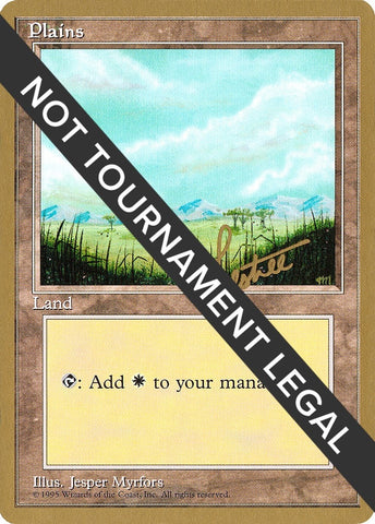 Image for Plains (B) - 1996 Bertrand Lestree (4ED) [World Championship Decks]