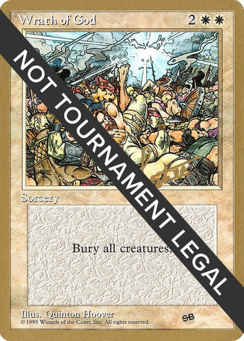 Image for Wrath of God - 1996 Bertrand Lestree (4ED) (SB) - Magic: The Gathering