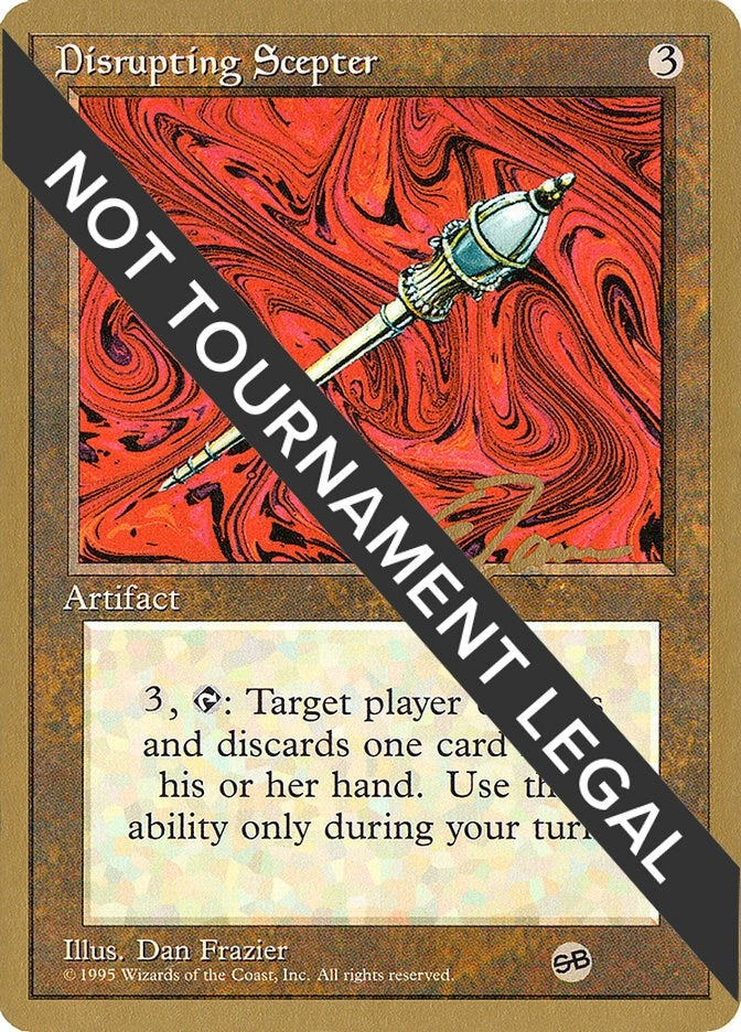 Image for Disrupting Scepter - 1996 Eric Tam (4ED) (SB) [World Championship Decks]