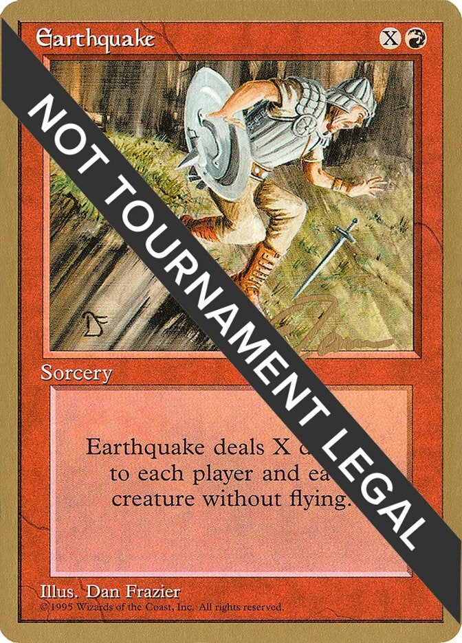 Image for Earthquake - 1996 Eric Tam (4ED) [World Championship Decks]