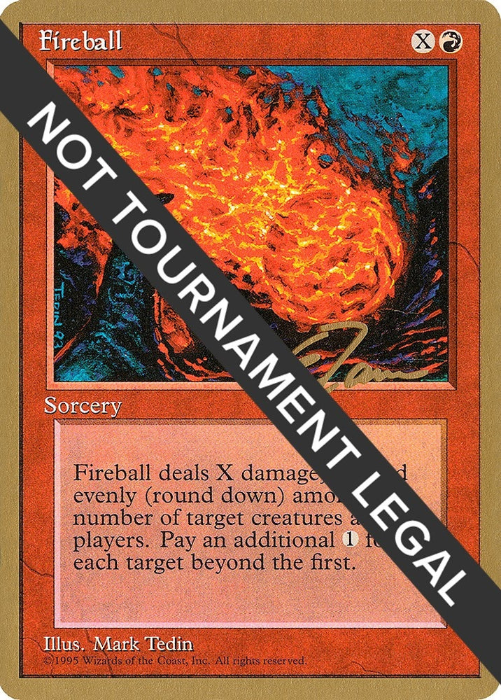 Image for Fireball - 1996 Eric Tam (4ED) [World Championship Decks]