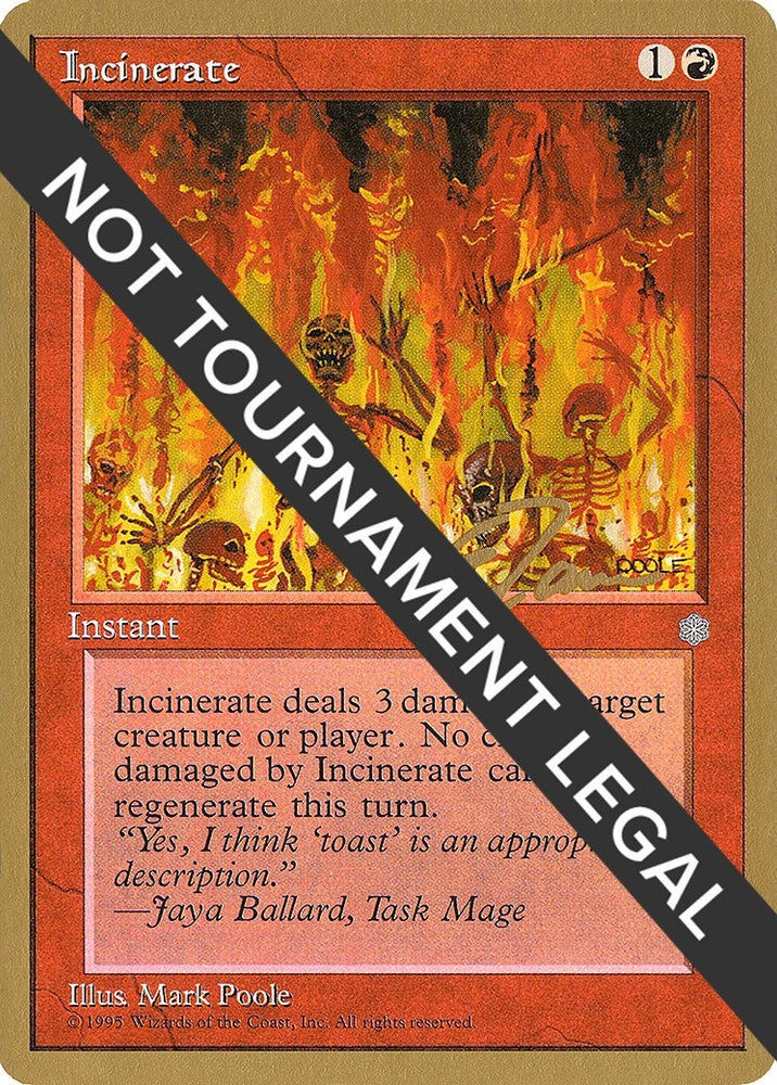 Image for Incinerate - 1996 Eric Tam (ICE) [World Championship Decks]