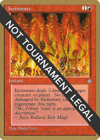 Image for Incinerate - 1996 Eric Tam (ICE) [World Championship Decks]
