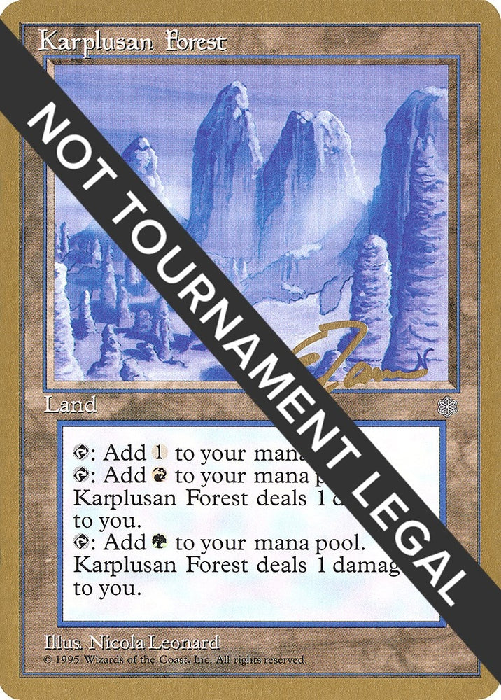 Image for Karplusan Forest - 1996 Eric Tam (ICE) [World Championship Decks]