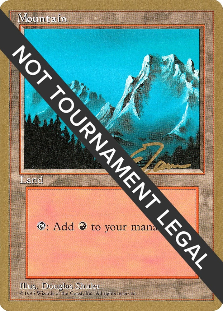Image for Mountain (B) - 1996 Eric Tam (4ED) [World Championship Decks]