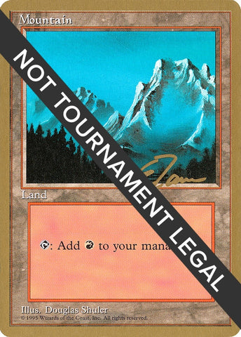 Image for Mountain (B) - 1996 Eric Tam (4ED) [World Championship Decks]